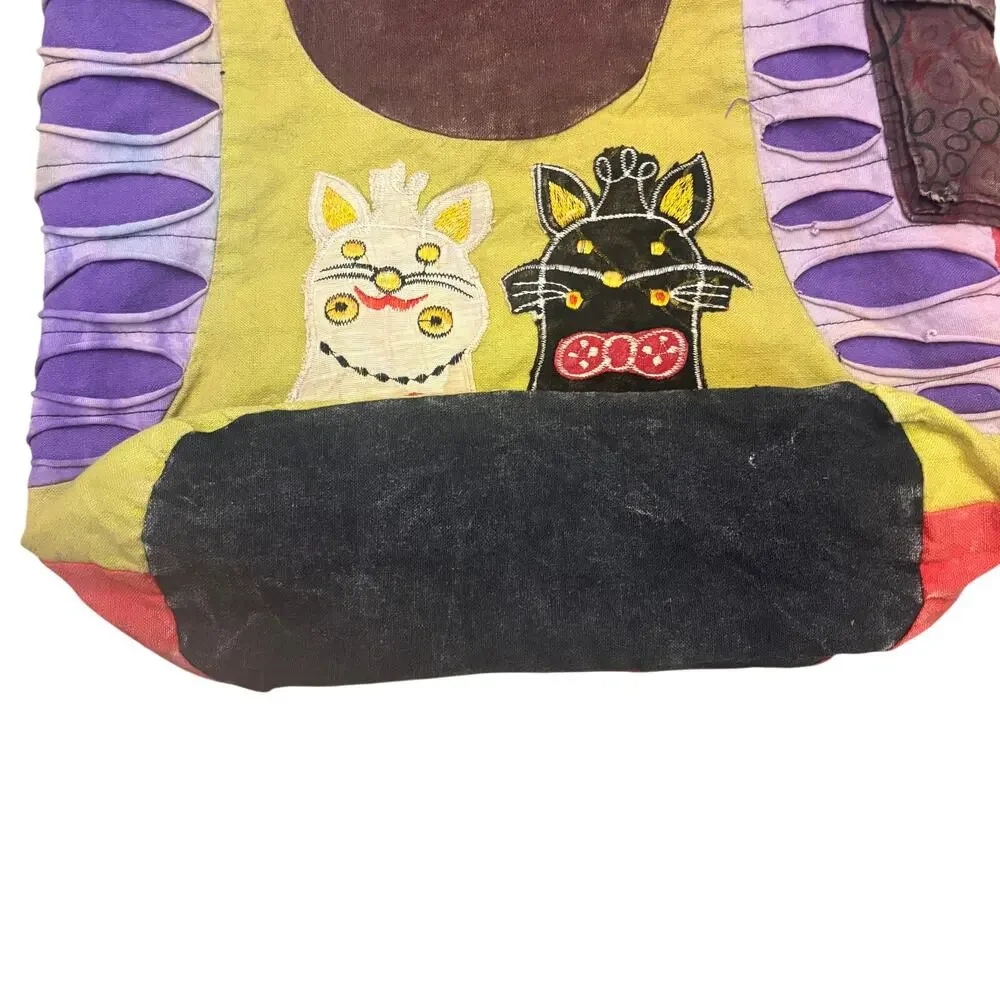 Vintage crazy cat